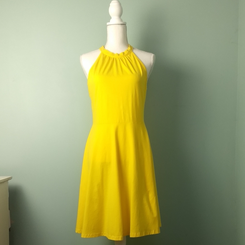 Yellow Halter Dress